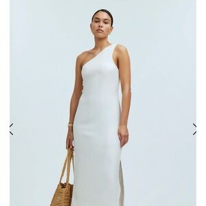 Madewell One-Shoulder Midi Dress NWT